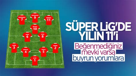 Süper Lig'de Sezonun En İyi 11'i